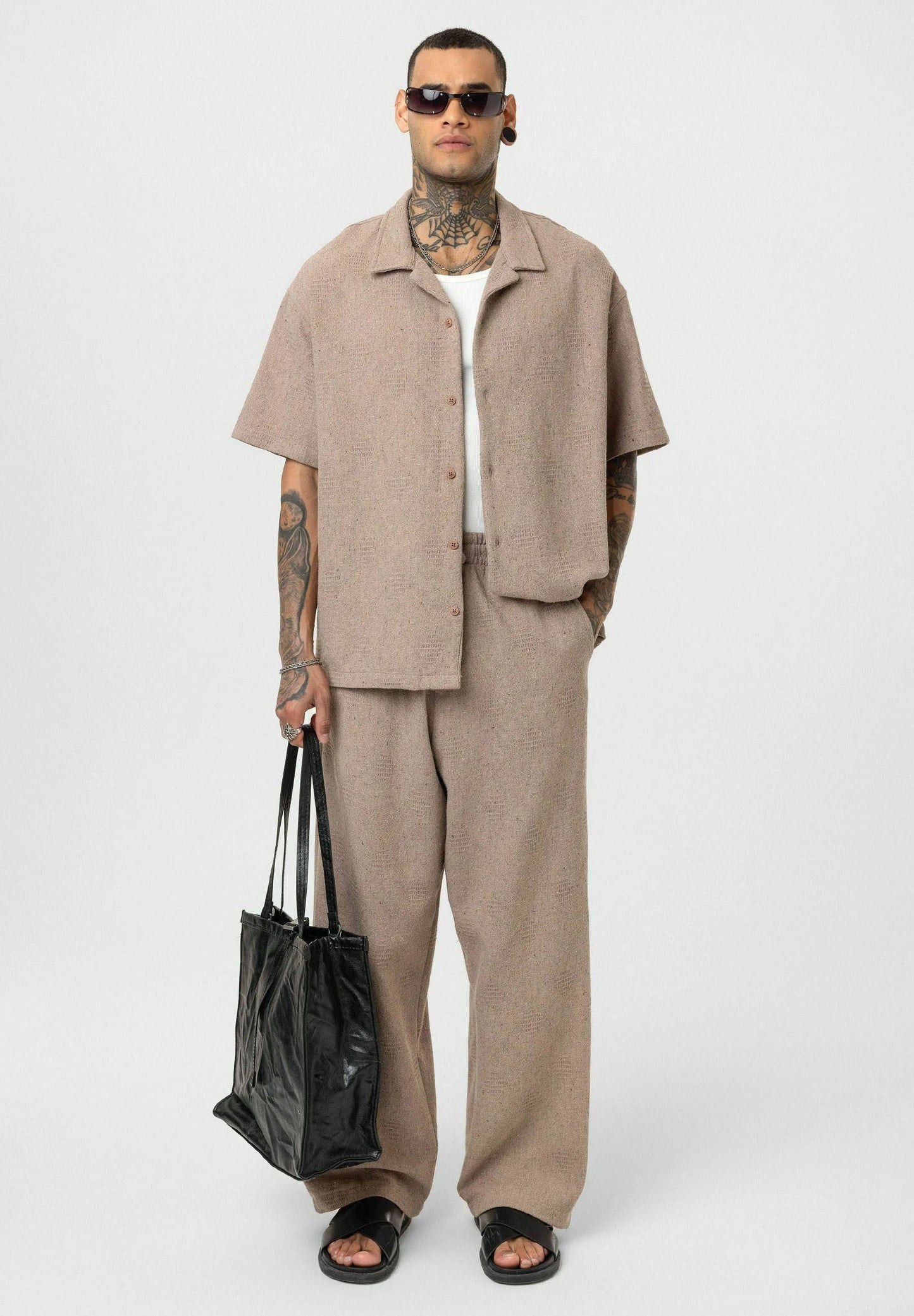 Pantaloni sportivi - light brown