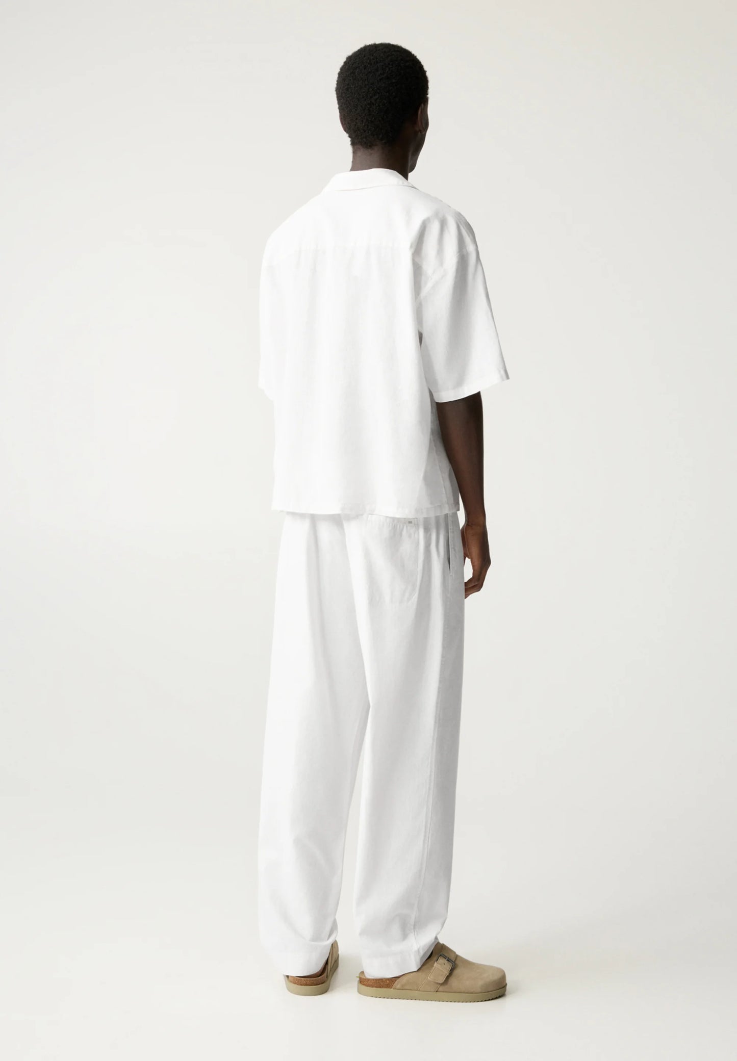 LINEN BLEND - Camicia - sand