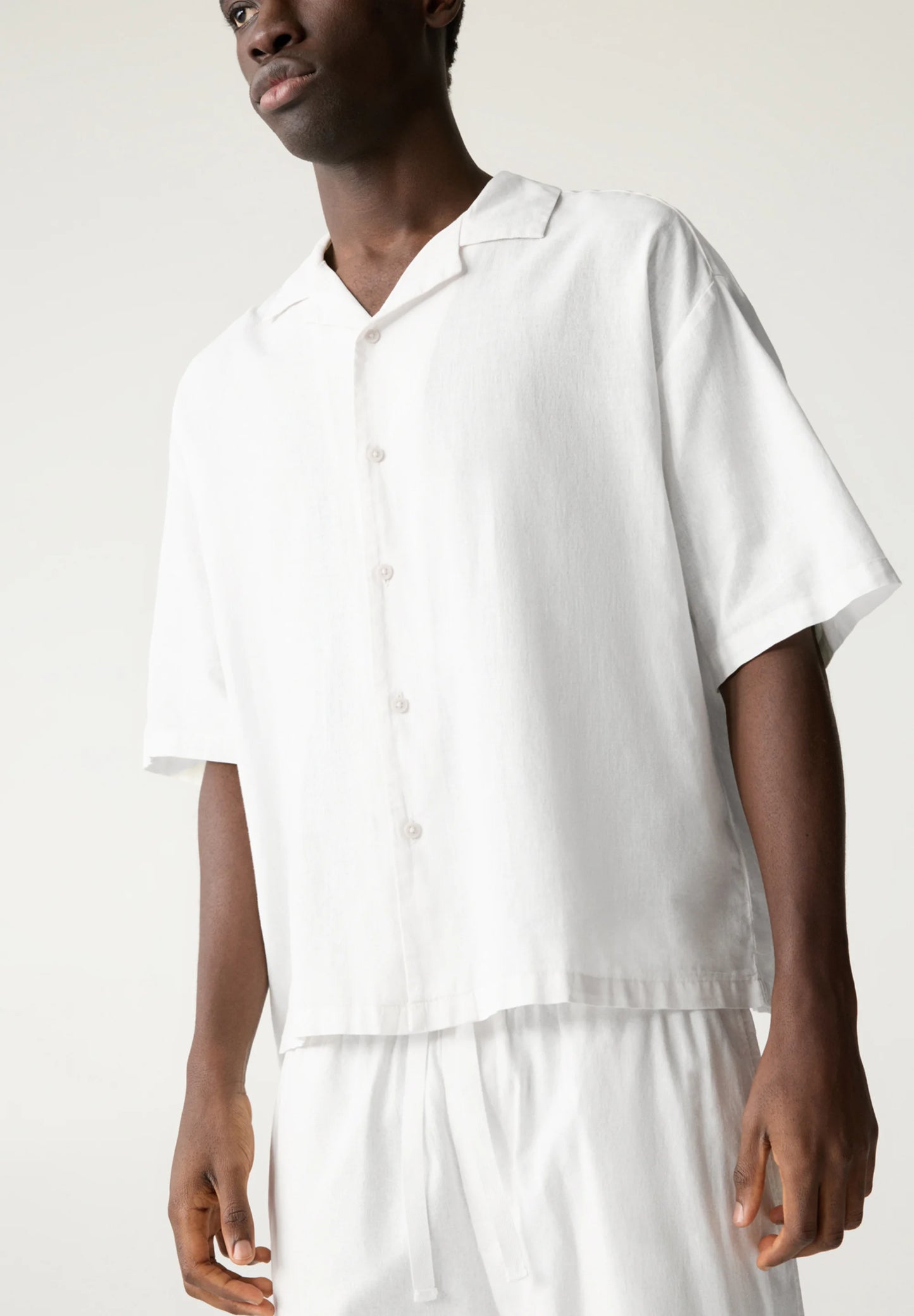 LINEN BLEND - Camicia - sand